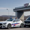 Bandă de hoți polonezi, oprită la granița germano-polonă cu bunuri furate