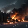 Incendiu devastator după ce un șofer beat a provocat un accident cu un camion în Germania