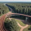 Pe noul montagne russe din Ohio s-a filmat o "cădere" de la 50 de metri