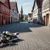 Motociclist de 64 de ani a căzut în Hattingen după o manevră, a suferit răni ușoare