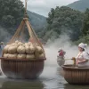 Record mondial culinar în Germania: a fost gătită cea mai mare gălușcă de cartofi din lume