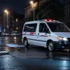 Accident grav la Berlin: O autospecială de poliție s-a răsturnat în Alexanderplatz