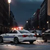 Şofer de 17 ani pe Audi a provocat o urmărire în Berlin şi a lovit o maşină de poliţie: doi poliţişti răniţi