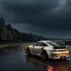Accident grav în Germania: Un Porsche 911 GT3 RS de 510 CP a ieșit de pe autostradă și a căzut 15 metri într-o râpă