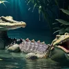 Imagini uluitoare din Florida: Un aligator a prins un pește, momentul "șocant" surprins de fotograf