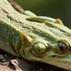 Senzație virală: Un video cu un gecko care își schimbă pielea a cucerit internetul