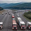 Blocaj rutier major pe autostrada A8 din Germania: TIR-uri defecte au paralizat traficul
