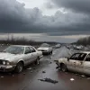 Accident violent pe autostrada A26 lângă Hamburg: BMW M5 a creat un câmp de resturi de 200 de metri