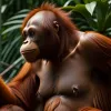 Scandal la zoo: Luptător MMA filmat în timp ce permitea unui urangutan să folosească țigară electronică
