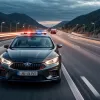 Șofer vitezoman a depășit poliția pe banda de urgență pe o autostradă din Germania, prins drogat