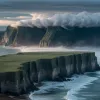 Fenomen meteo rar în Portugalia: Norii rulou au speriat turiștii, semănând cu un tsunami