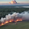 Incendiu masiv în Germania: 150 de pompieri au luptat cu flăcările lângă Birkenhördt