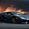 Accident devastator: Campionul și fratele său au ars de vii într-un Lamborghini pe autostradă