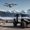 XPeng a Dezvăluit Conceptul unui Pickup cu Elicopter Integrat