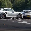 Accident pe Nordschleife la 190 km/h: Un Porsche a fost distrus complet