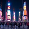 Mesaj pe Times Square de la 40 de dolari: Cum să-ți rezervi felicitarea în New York