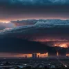 Fenomen Meteorologic Spectaculos: O Supercelulă Gigantică Deasupra Orașului Reutlingen din Germania