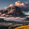 Muntele Arthur’s Seat, simbolul orașului Edinburgh, cuprins de flăcări: Imagini dramatice din Scoția