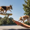 Talent incredibil pe patru labe: Câinele-skateboarder care uimește internetul