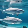 Incident neașteptat: O balenă beluga a mușcat un îngrijitor într-un parc de distracții