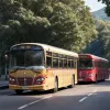 Conflict violent pe drum național: Doi șoferi de autobuz s-au bătut în trafic