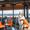 Aeroportul din Oslo introduce câini de terapie pentru a combate frica de zbor
