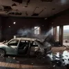 Accident șocant: Un SUV a intrat într-un restaurant, rănind un cuplu de bloggeri culinari