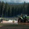 Un tractor John Deere de pompieri: Vehiculul multifuncțional care luptă cu incendiile și inundațiile în Germania