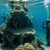 Restaurarea "Cristului Subacvatic" din Marea Ligurică: Statuia iconică zace pe fundul mării de peste 70 de ani