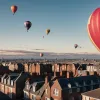 Momente de groază în Bedford, Anglia: Balon cu aer cald, aterizare de urgență într-o zonă rezidențială