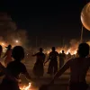 El Salvador: Un sat se transformă într-un infern de foc la Festivalul Bilelor Incendiare
