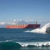 Incident major în Portul Long Beach: O navă portcontainer a pierdut zeci de containere