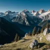 Alpinist german, lovit de o stâncă de 100 kg în Alpi: a supraviețuit miraculos datorită corzii de siguranță