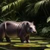 O "bombă" de 28 de kilograme de drăgălășenie: Un nou hipopotam pitic s-a născut la Grădina Zoologică din Berlin