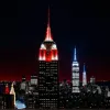 Robert Lewandowski a luminat Empire State Building în culorile Poloniei