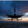 Familie salvată de la 45 de metri înălțime după o defecțiune la restaurantul "Sky-Dining" din India